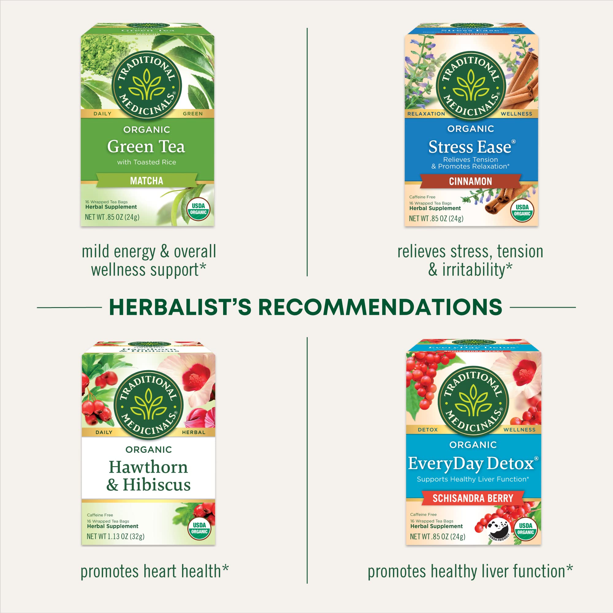 Traditional Medicinals - Organic Hibiscus Herbal Tea (6 Pack) - Supports Heart Health - 96 Tea Bags Total - Image 7