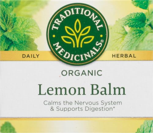 Traditional Medicinals Organic, Lemon Balm - Supports Stress Relief & Digestive Health - Kosher, Non-GMO, Caffeine-Free, Compostable - 16 Tea Bags - Image 14
