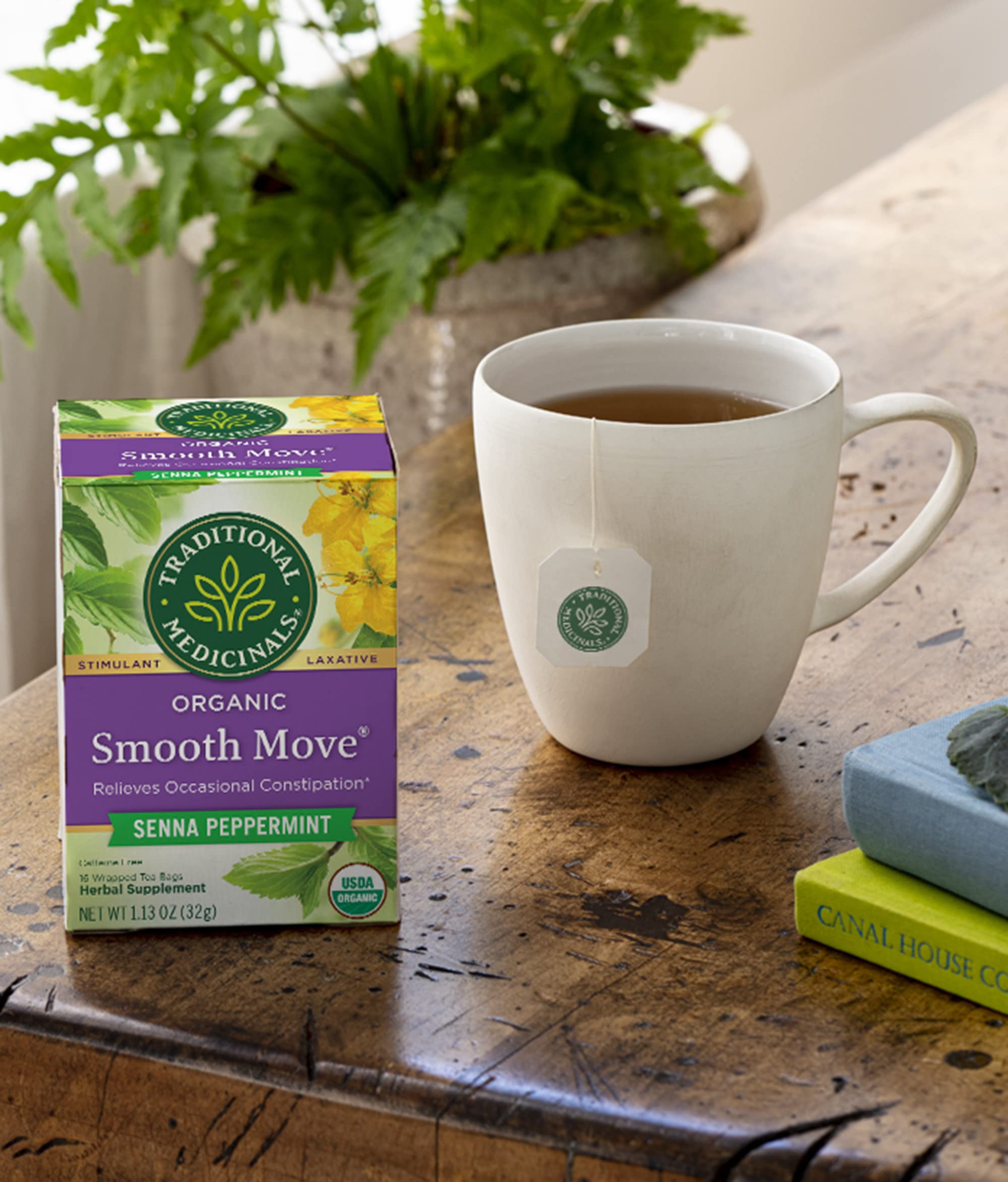 Traditional Medicinals Organic Smooth Move Peppermint Laxative Tea, 16 Tea Bags (Pack of 1) - Image 7