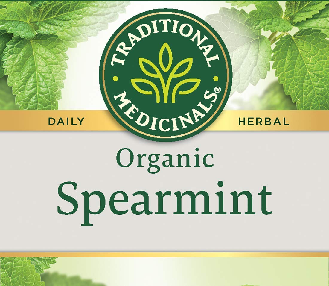 Traditional Medicinals Organic Spearmint Herbal Tea, Healthy & Refreshing, (Pack of 1) - 16 Tea Bags - Image 6