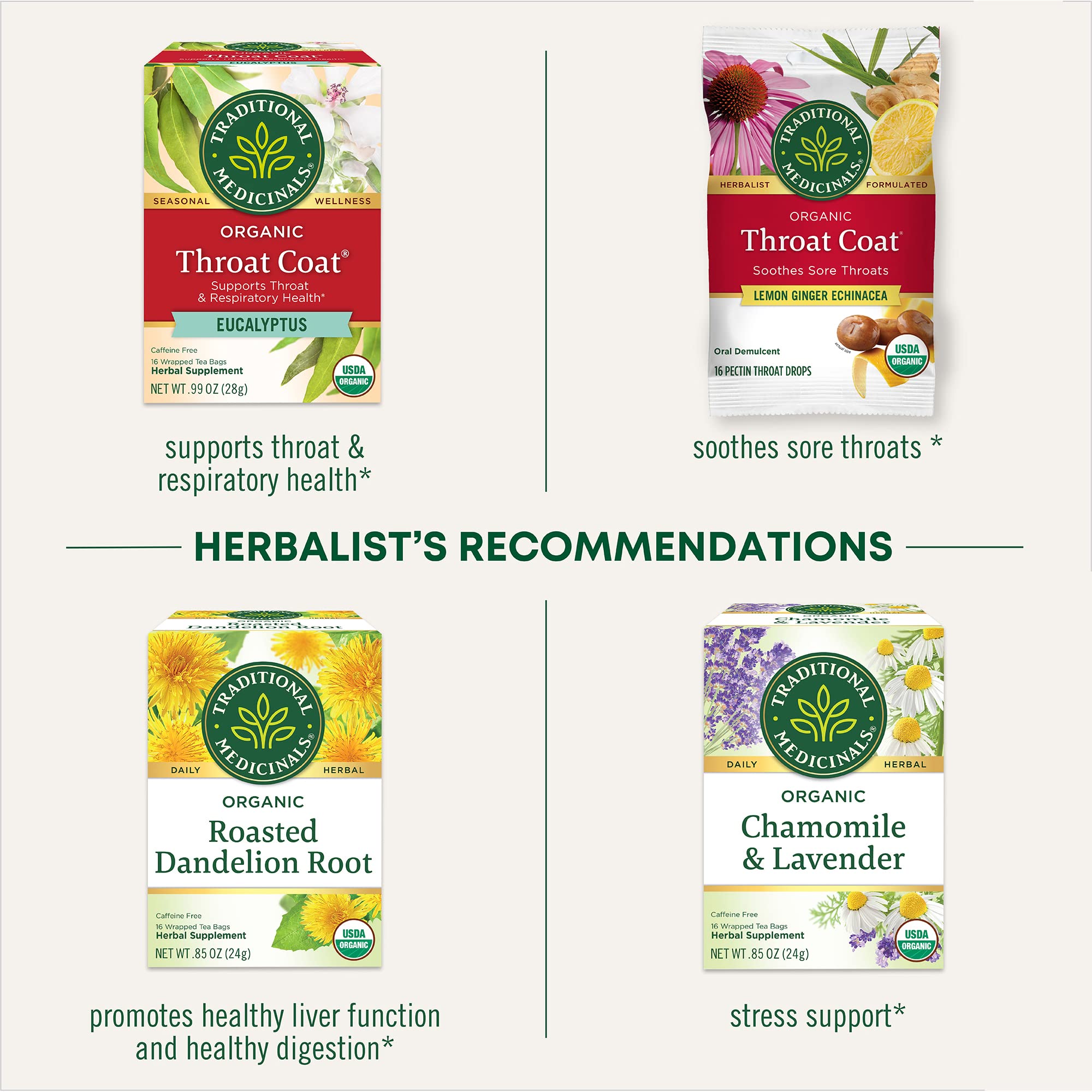 Traditional Medicinals Tea, Organic Licorice Root, Soothes the Digestive Tract & Promotes Respiratory Health - Kosher, Non-GMO, Caffeine-Free - 96 Tea Bags (6 Pack) - Image 7